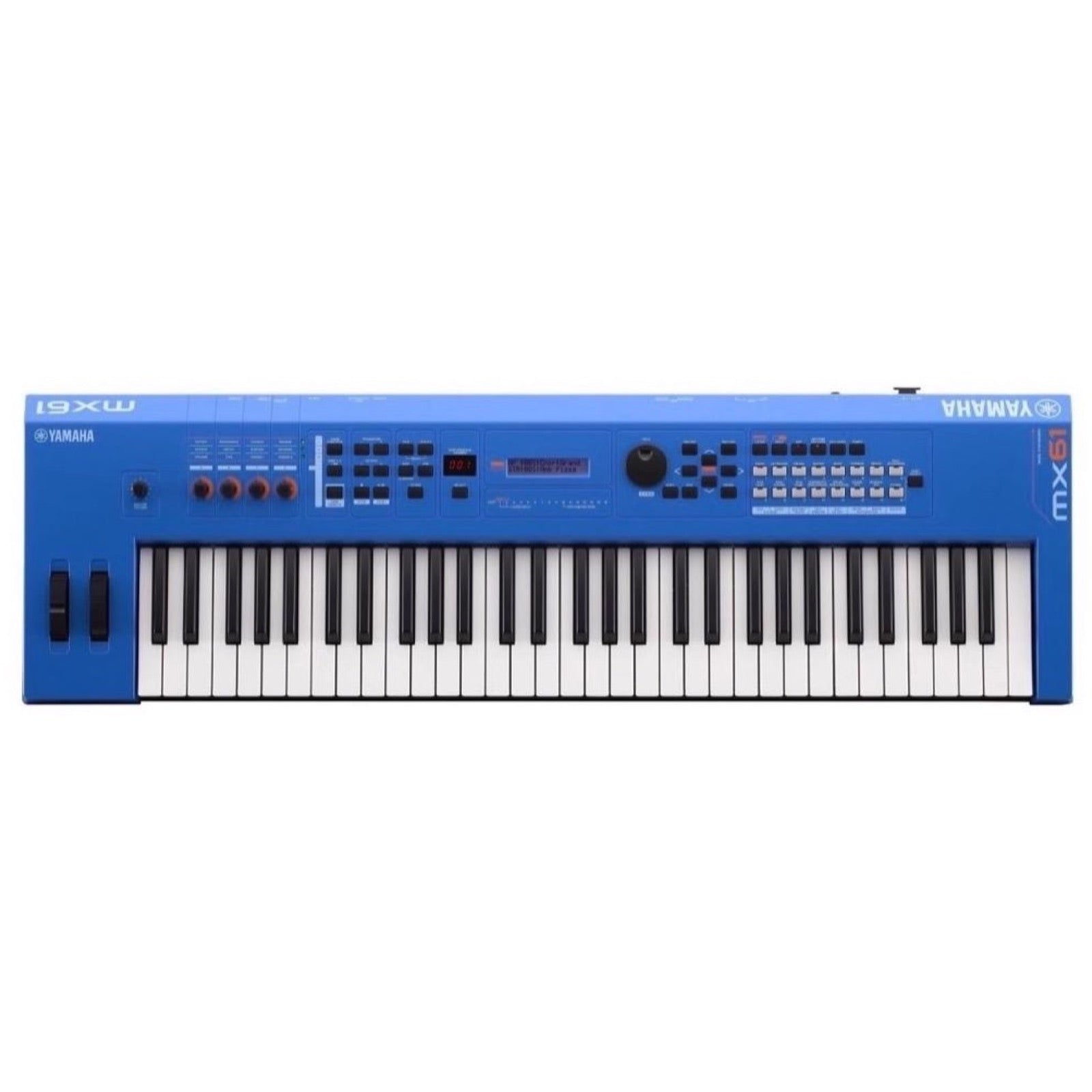 Yamaha MX61 v2 Keyboard Synthesizer, 61-Key, Blue – Same Day Music
