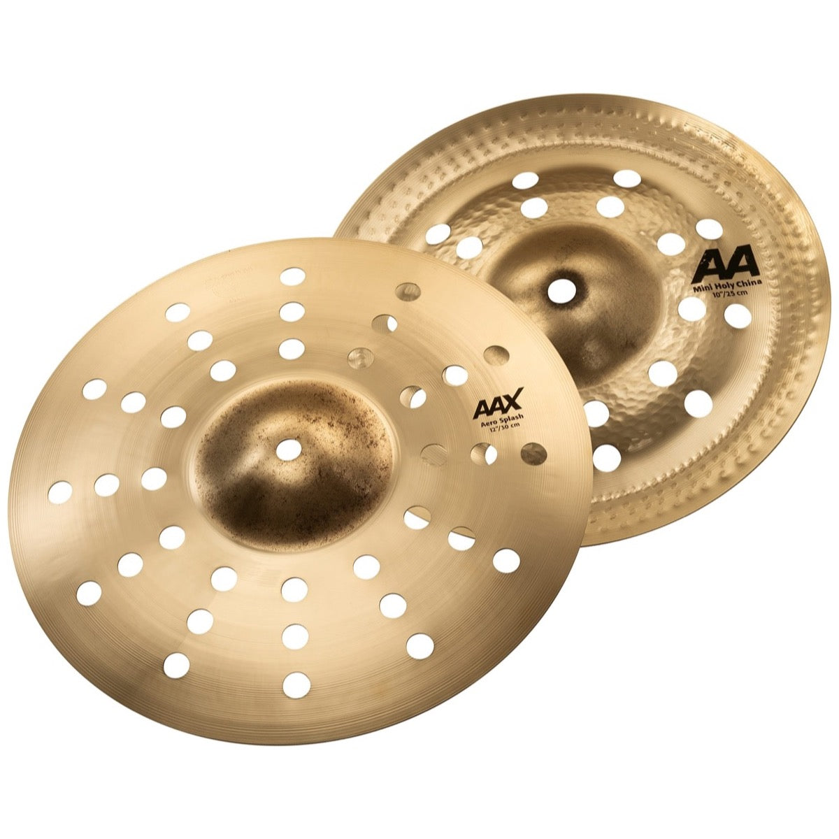 Sabian Mini Monster Stax 12 Inch AAX Aero and 10 Inch AA Mini