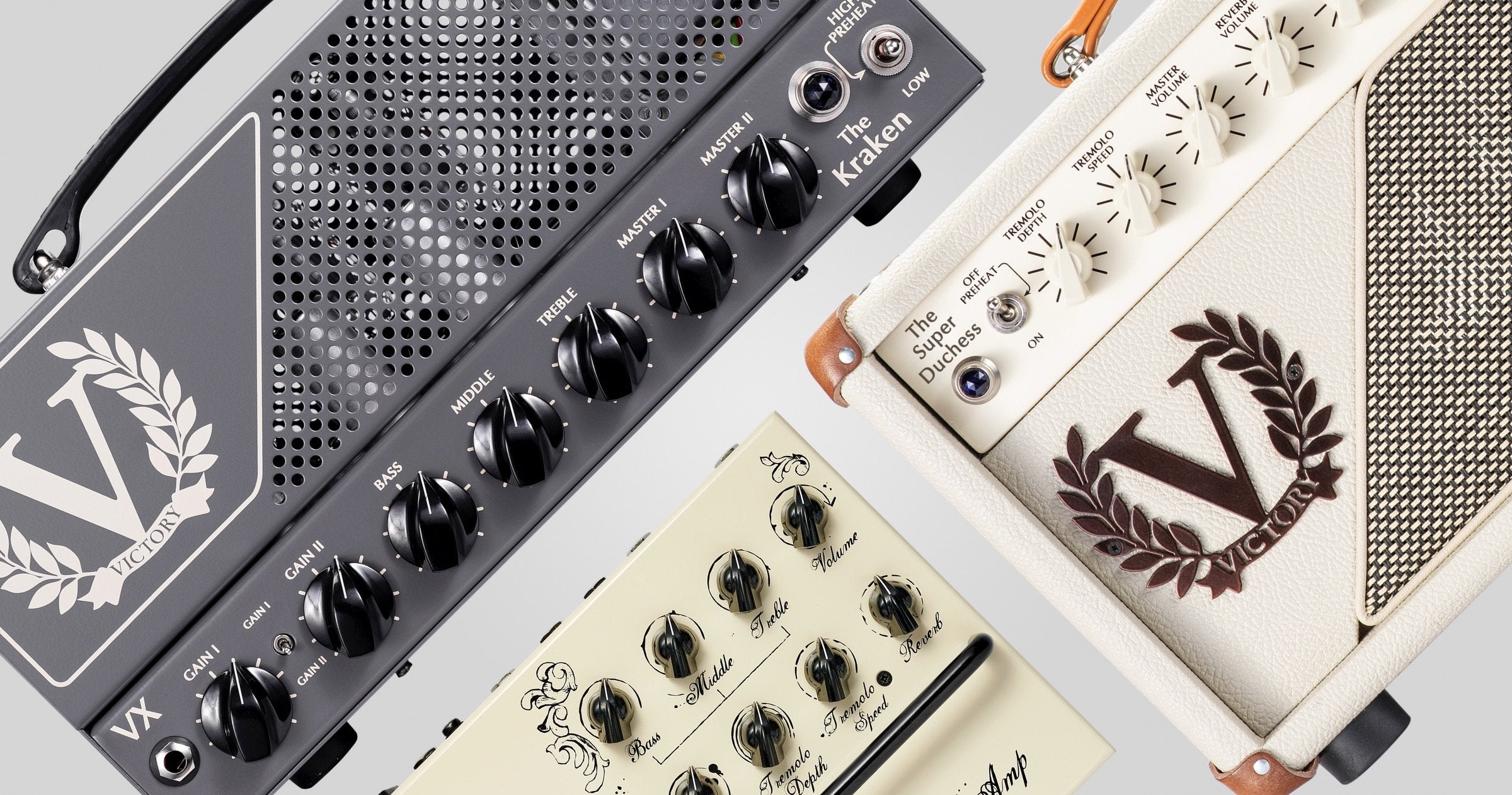 Victory Amplifiers, Pedal Preamps and Speaker Cabinets