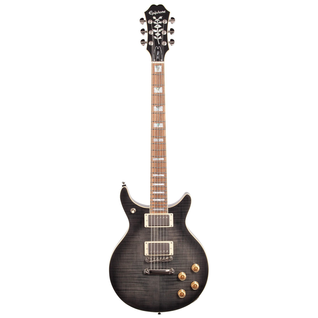 Epiphone DC PRO Double Cutaway Electric Guitar, Midnight Ebony