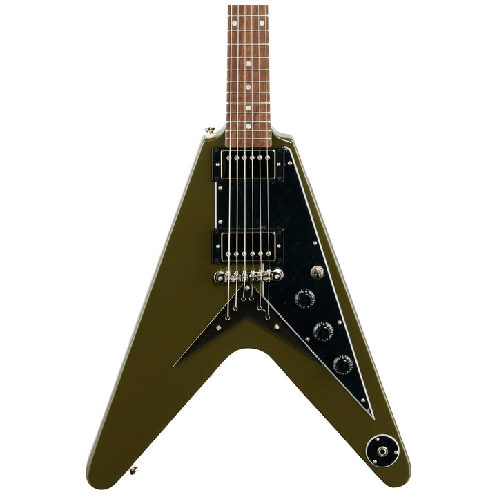 Epiphone Exclusive Flying V Electric Guitar, Olive Drab Green