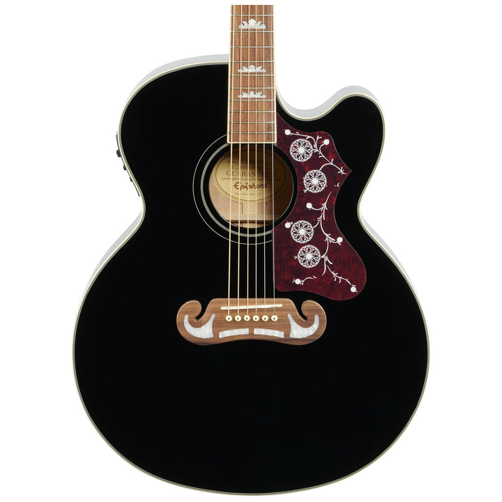 Epiphone J-200 EC Studio Acoustic-Electric Guitar, Black