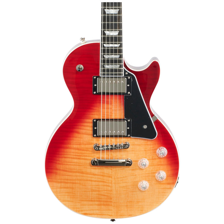 Epiphone Les Paul Modern Figured Electric Guitar, Magma Orange Fade