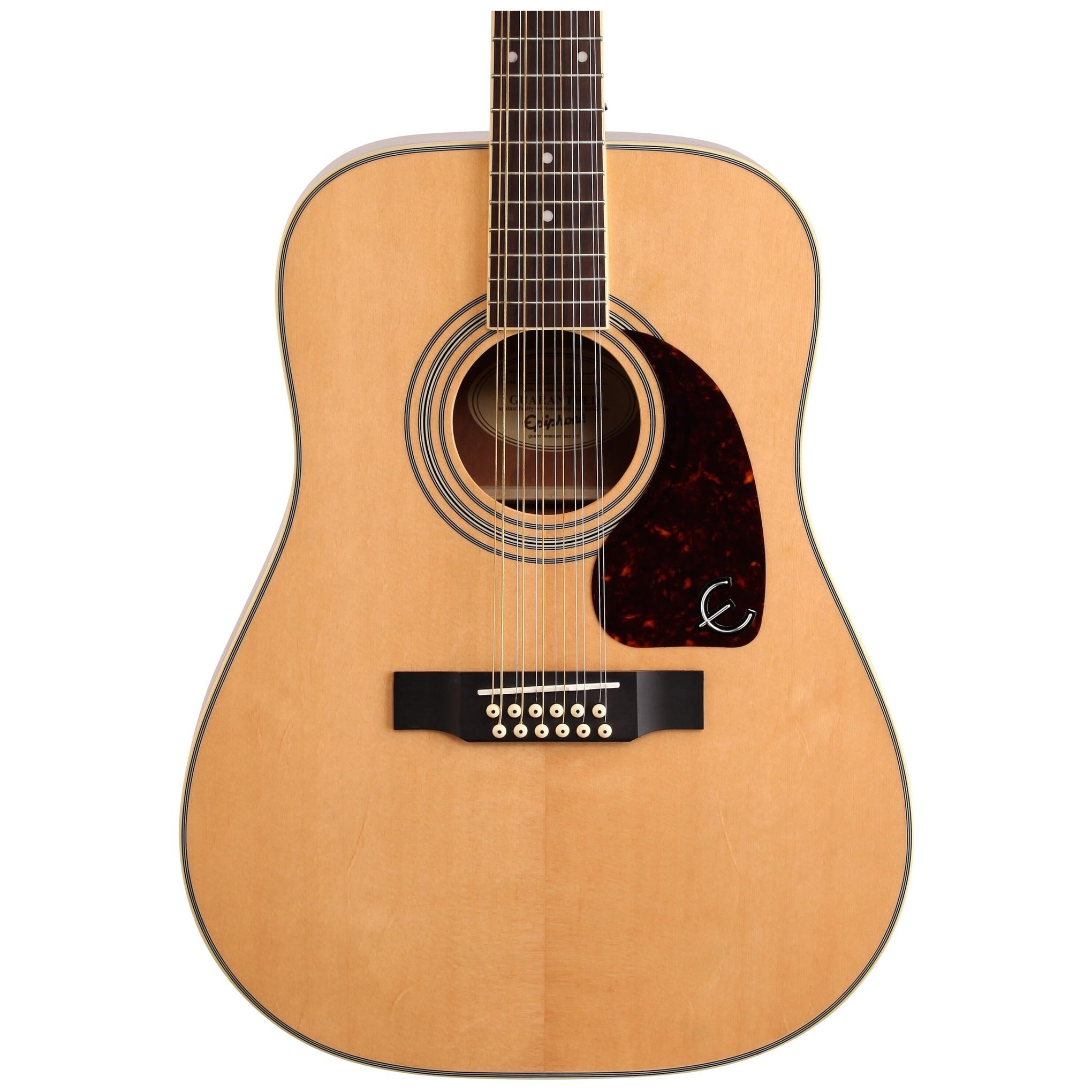 Epiphone DR-212 12-String Acoustic Guitar, Natural – Same Day Music