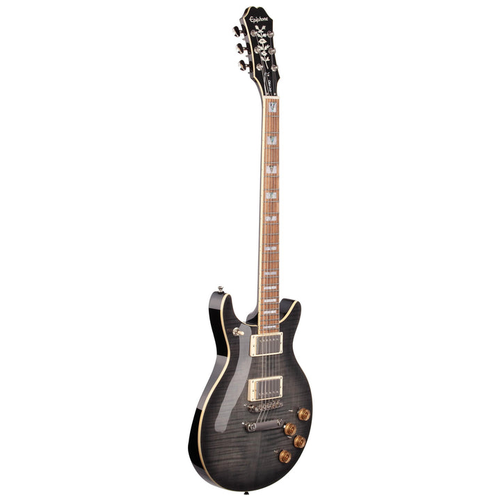 Epiphone DC PRO Double Cutaway Electric Guitar, Midnight Ebony