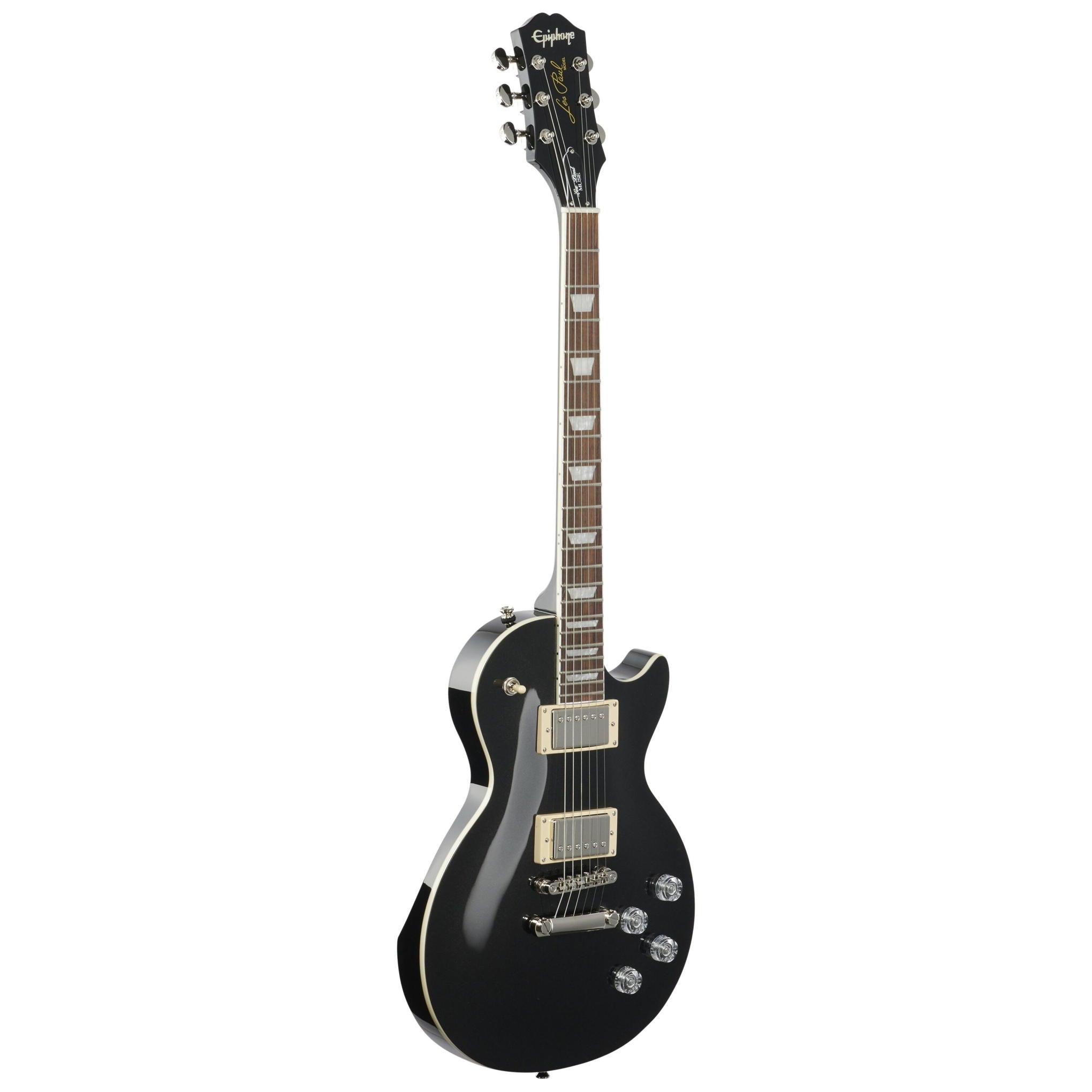 Epiphone Les Paul Muse Electric Guitar Jet Black Metallic Same Day Music