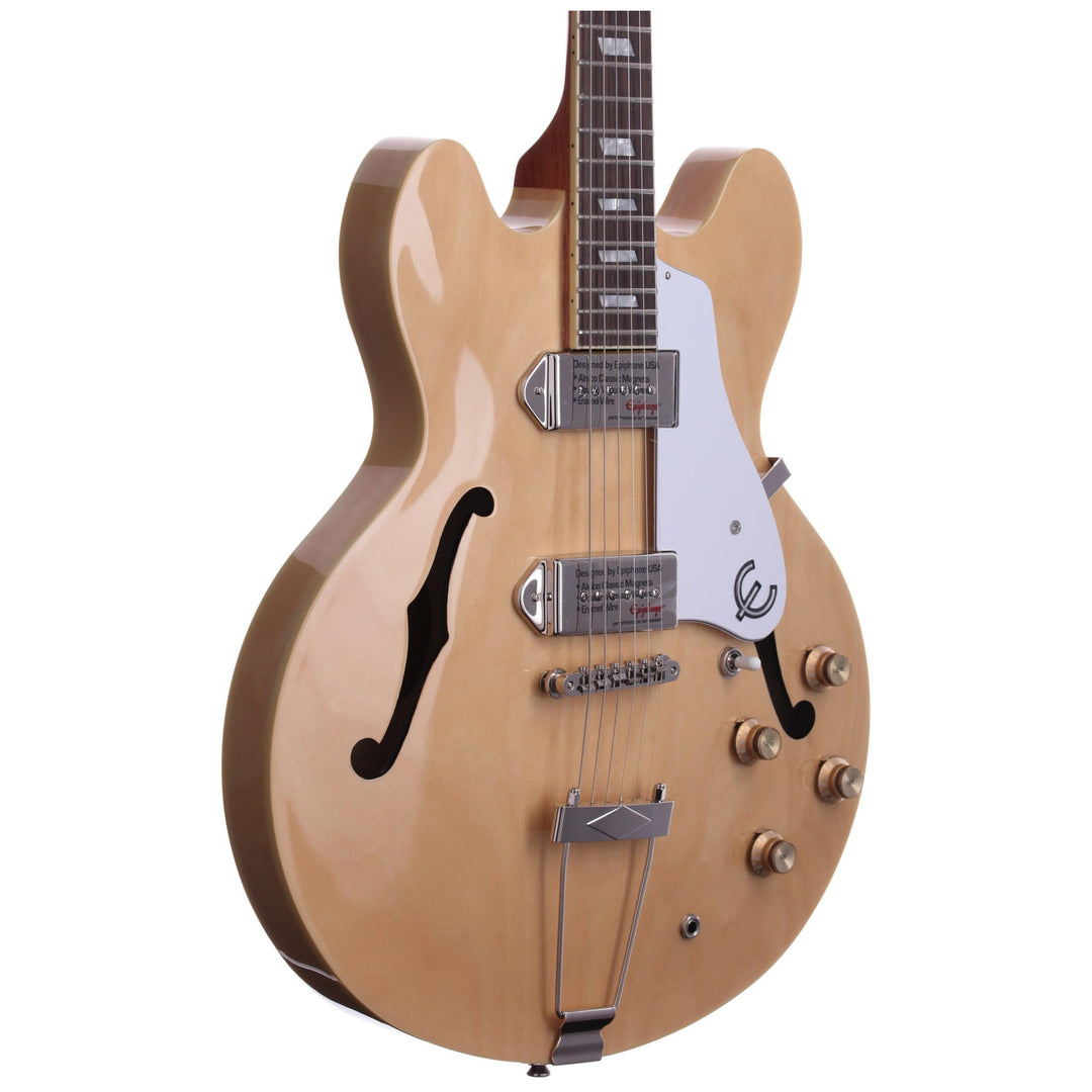 Epiphone Casino Archtop Electric Guitar, Natural