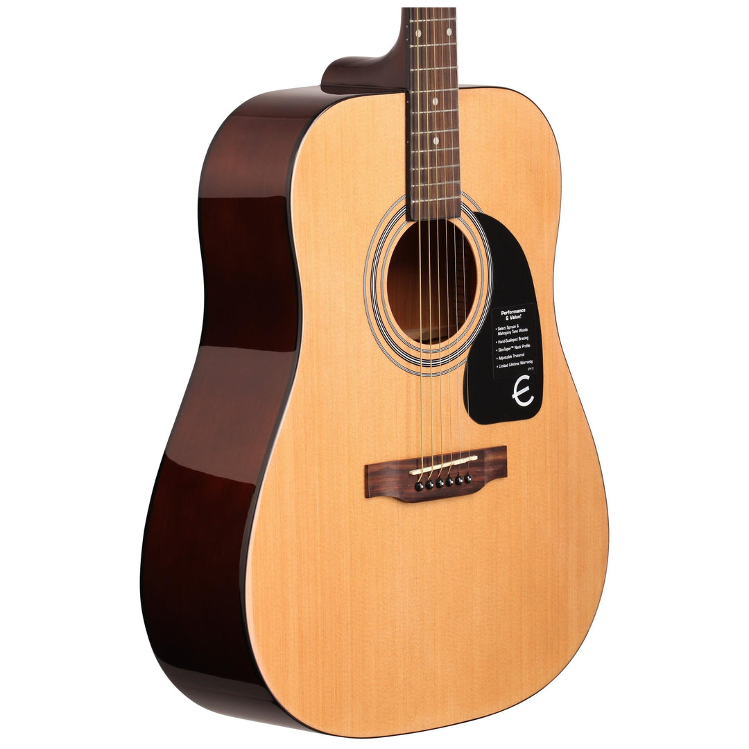 Epiphone DR-100 Acoustic Guitar, Natural