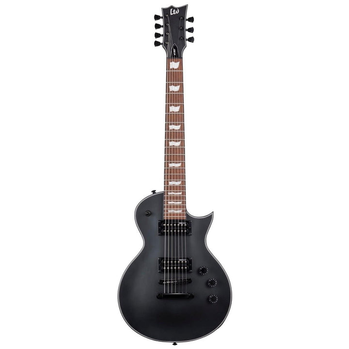 ESP LTD Eclipse EC-257 Black Satin 7-String Electric Guitar