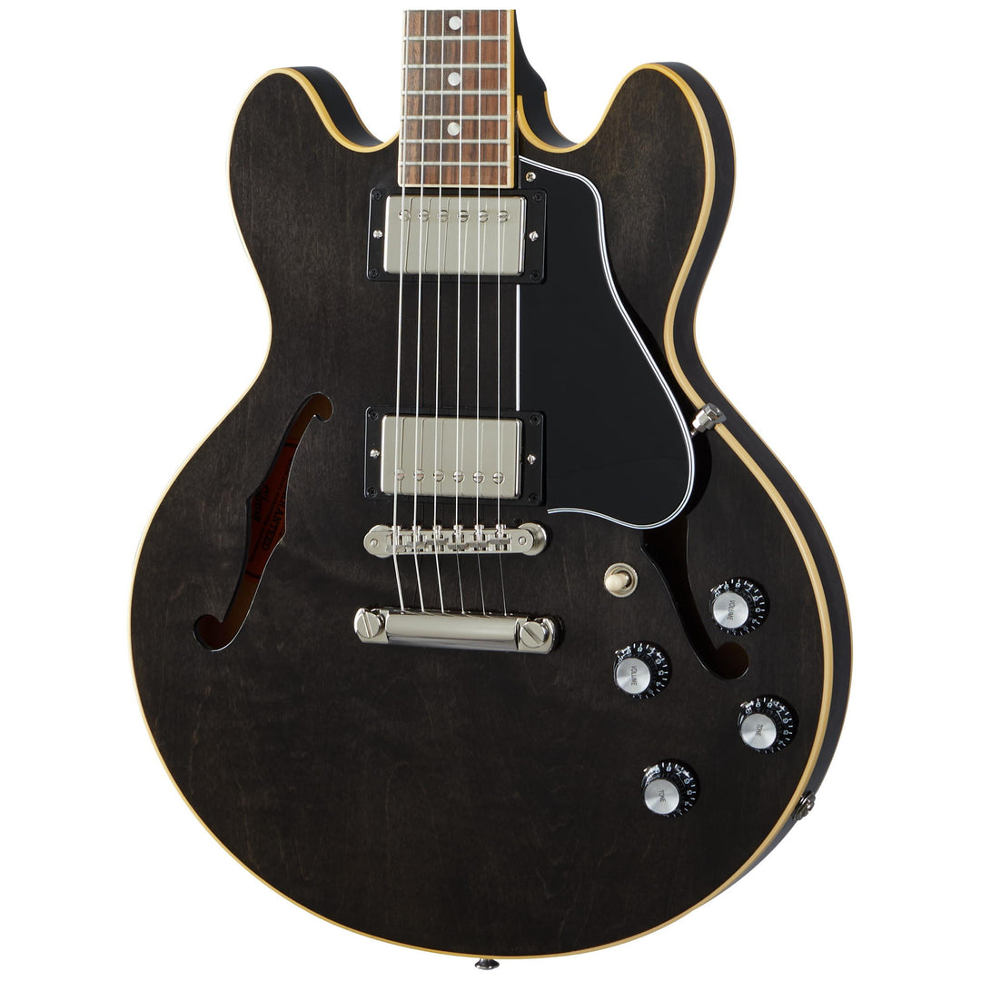 Gibson ES-339 Gloss Electric Guitar, Transparent Ebony