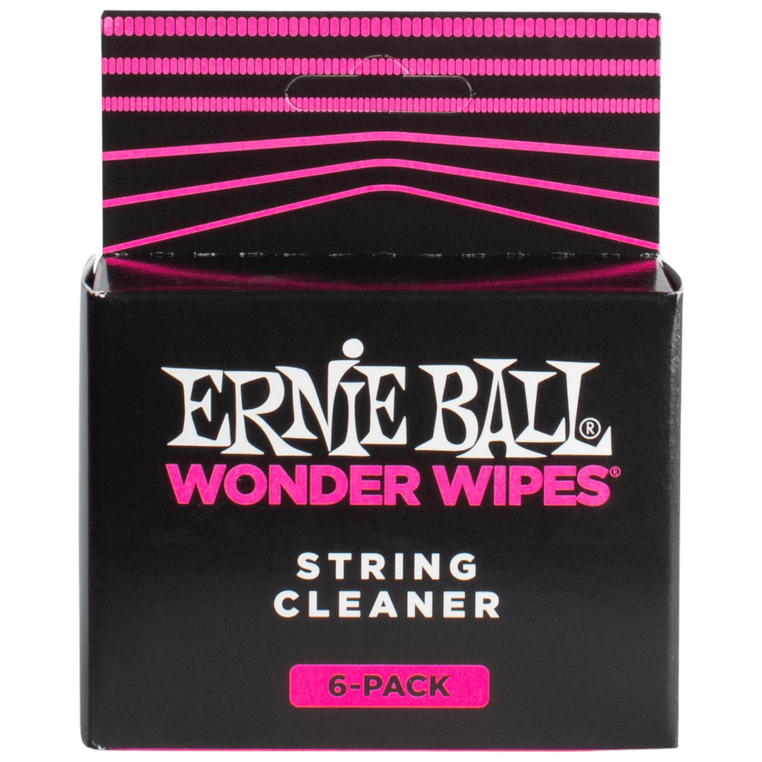 Ernie Ball Wonder Wipes String Cleaner 6-Pack