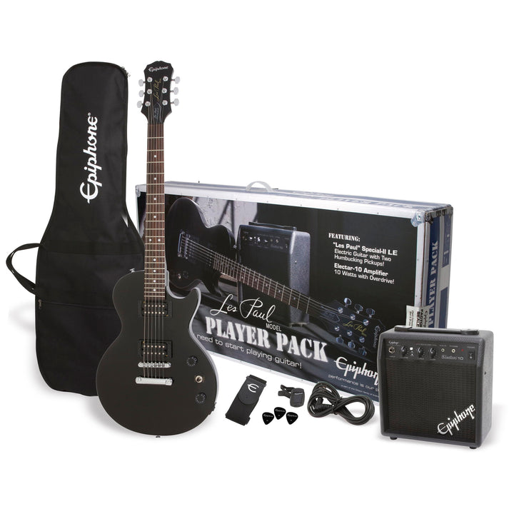 Epiphone Les Paul Special II Player Pack, Ebony