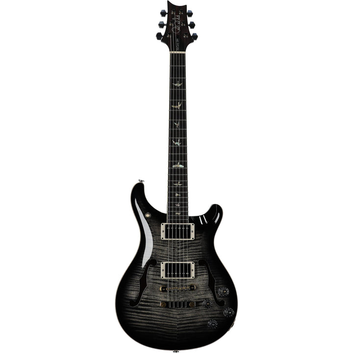 PRS Paul Reed Smith McCarty 594 Hollowbody II 10 Top Electric Guitar (with Case), Charcoal Burst