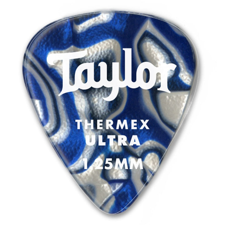 Taylor Premium 351 Thermex 1.50mm Blue Swirl Ultra Picks, 6-Pack