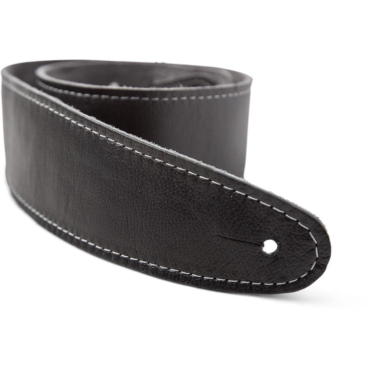 Taylor Suede Back Leather 2.5" Black Guitar Strap