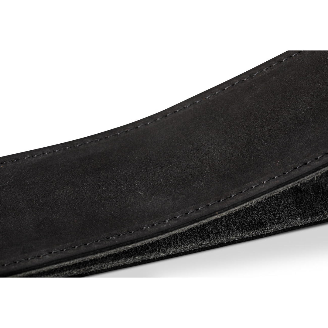 Taylor Gemstone Sanded Leather 2.5" Black Guitar Strap