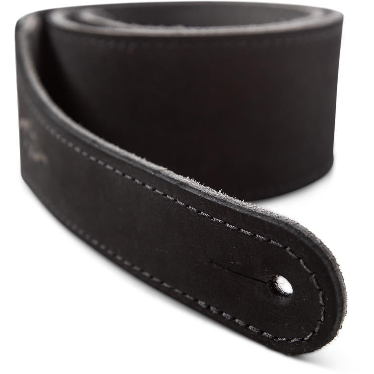 Taylor Gemstone Sanded Leather 2.5" Black Guitar Strap