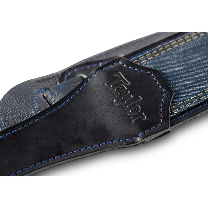 Taylor Blue Denim 2.5" Navy Edge Guitar Strap