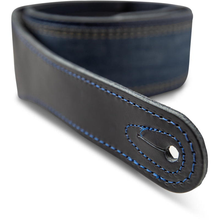 Taylor Blue Denim 2.5" Navy Edge Guitar Strap