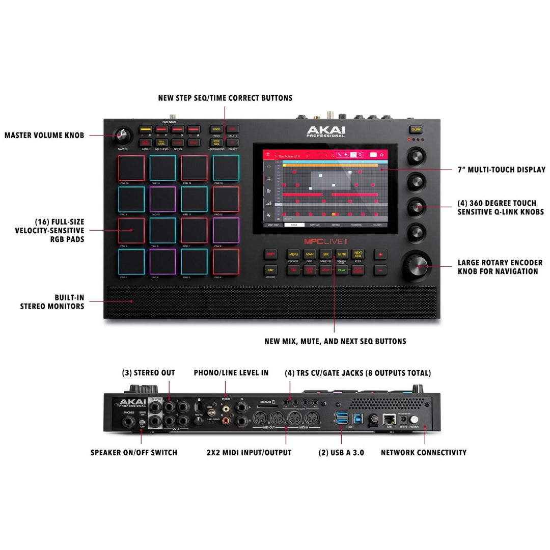 Akai MPC Live II Music Production Workstation