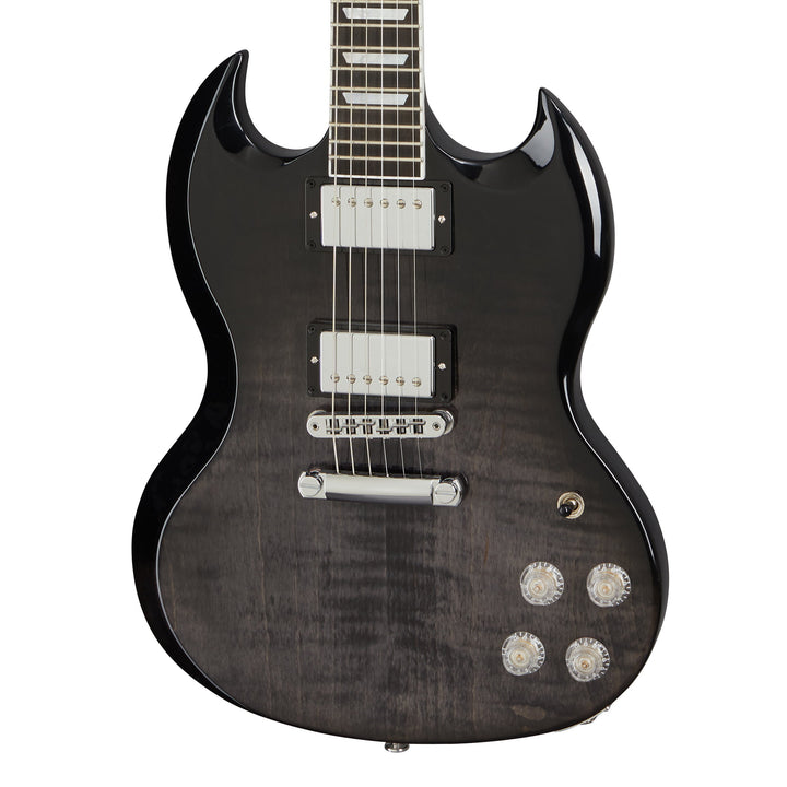 Gibson SG Modern Electric Guitar, Transparent Black Fade