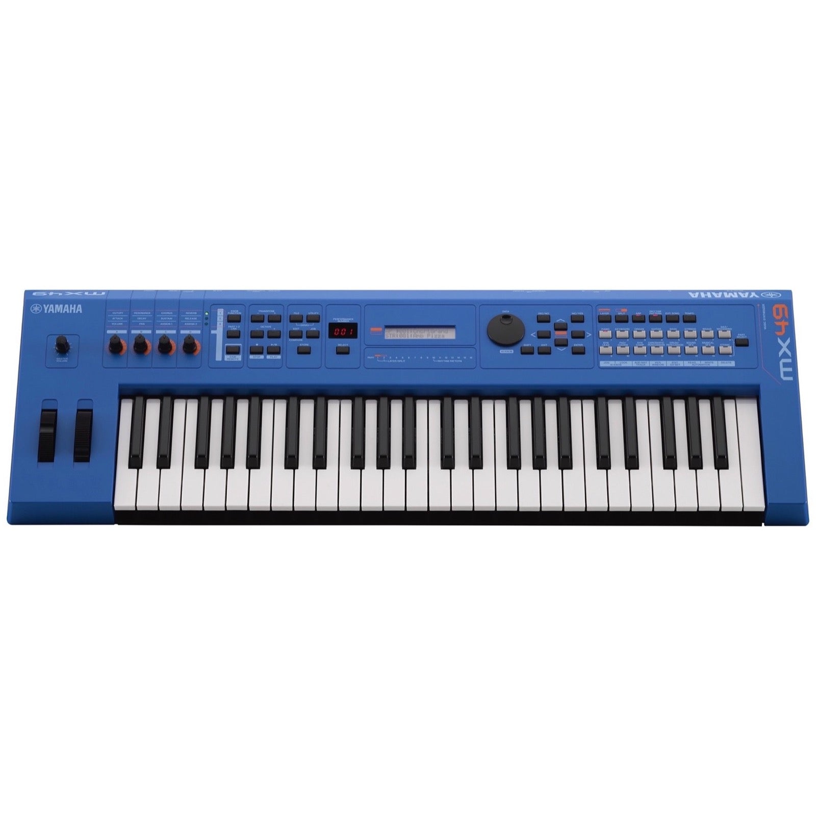 Yamaha MX49 v2 Keyboard Synthesizer, 49-Key, Blue – Same Day Music