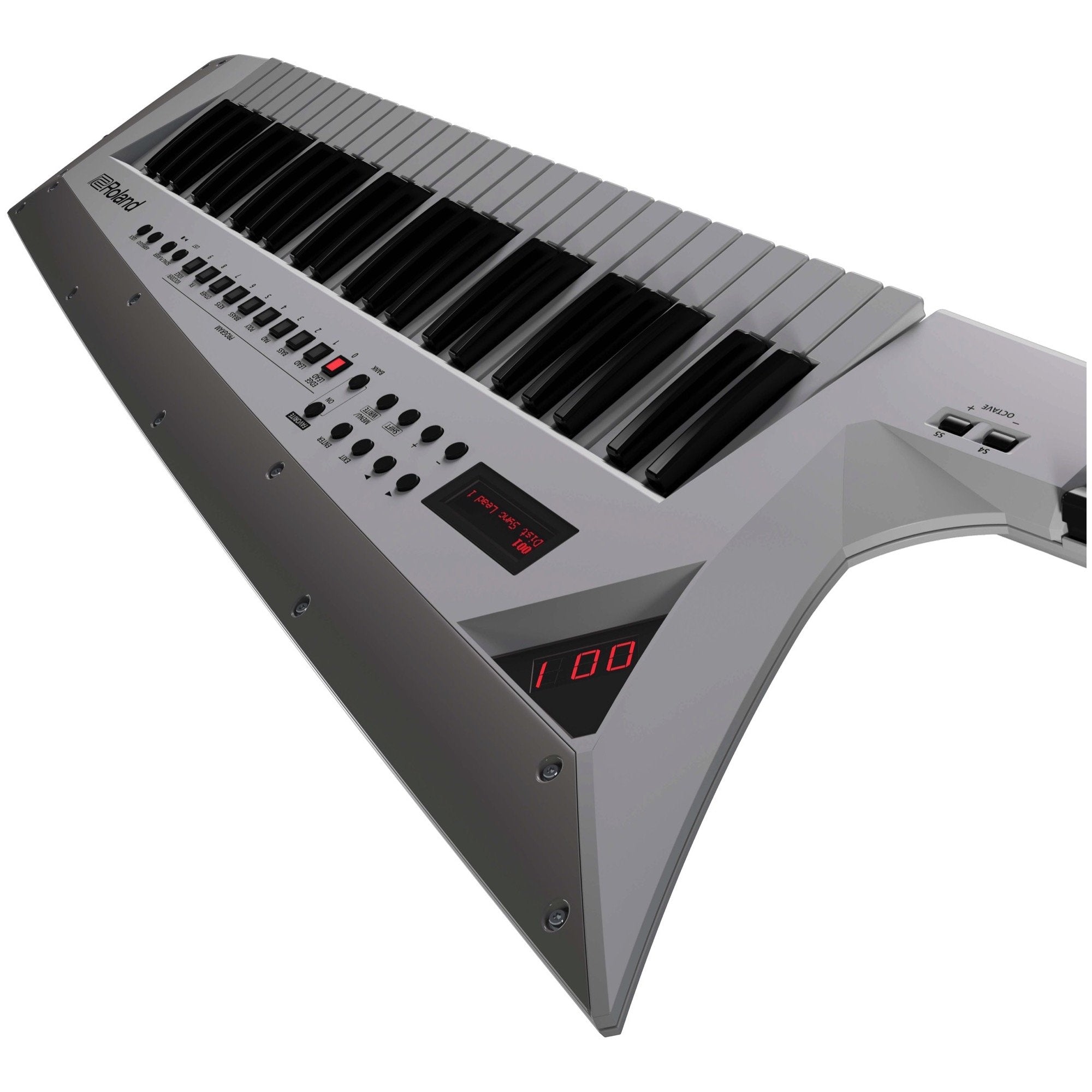 Roland AX-EDGE Keytar Synthesizer, White – Same Day Music