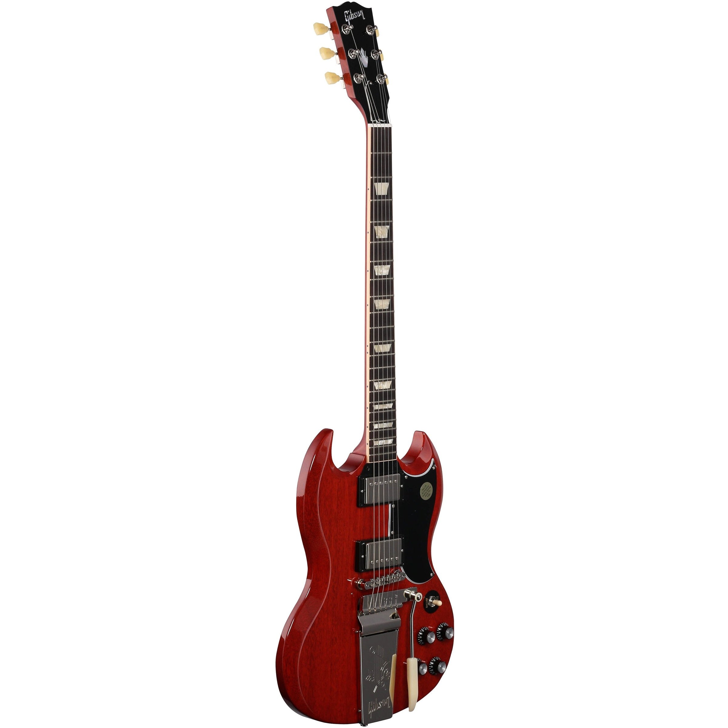 Gibson SG Standard 61 Maestro Vibrola Electric Guitar, Vintage Cherry –  Same Day Music