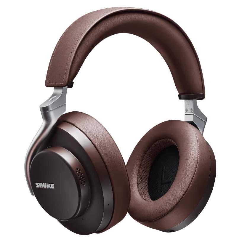 Shure AONIC 50 Wireless Noise-Cancelling Headphones, Brown, Warehouse Resealed