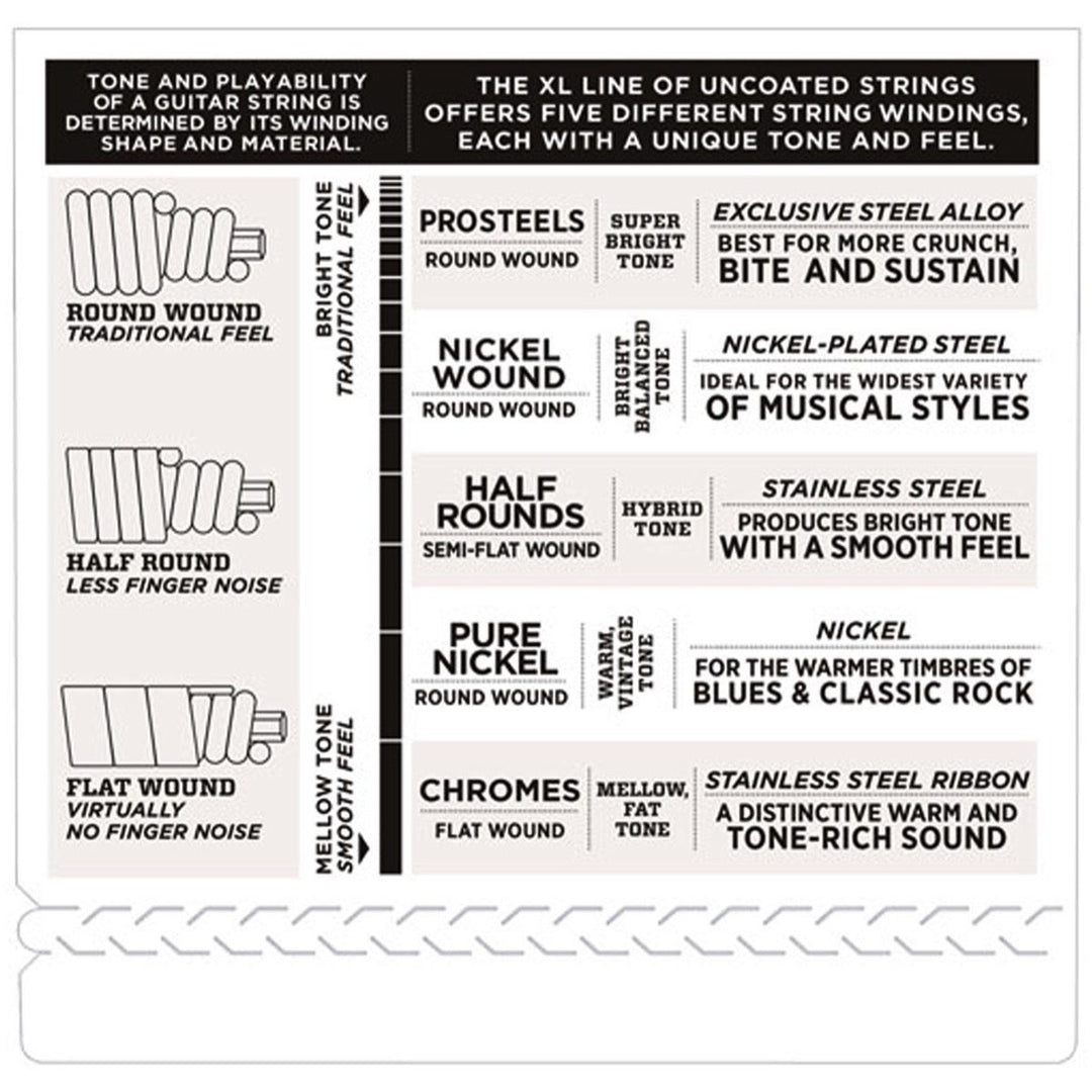 D'Addario ECB81S Chromes Flatwound Bass String (Regular Light, Short Scale)