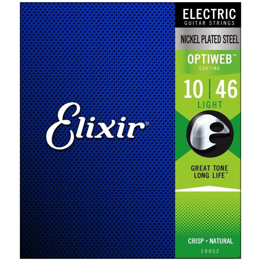 Elixir OptiWeb Electric Guitar Strings, 19052, Light