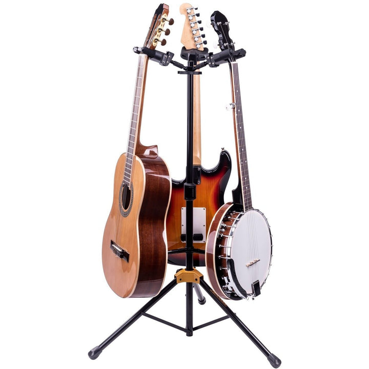 Hercules GS432B PLUS Auto Grip Triple Guitar Stand