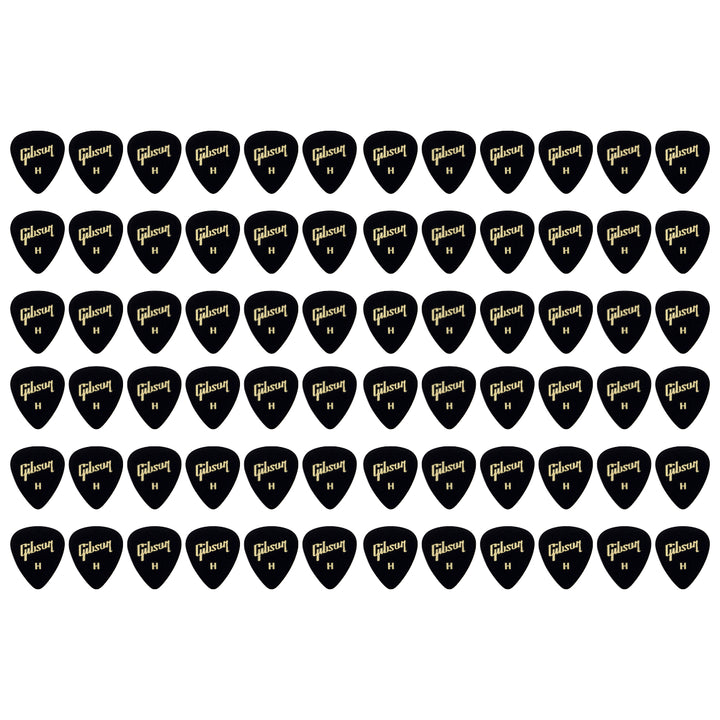 Gibson Heavy Guitar Picks, 72 Pack