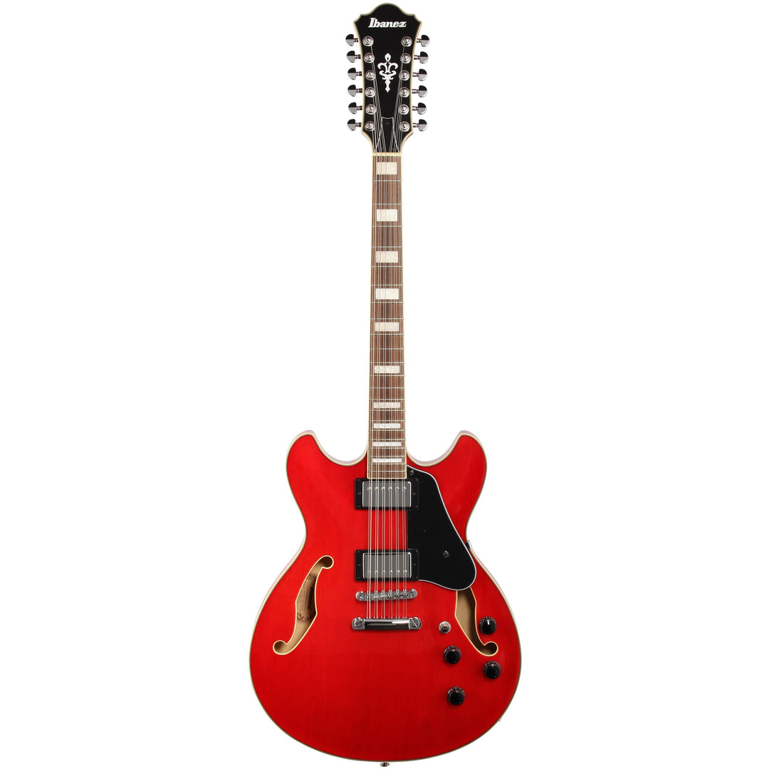 Ibanez Artcore AS7312 Transparent Cherry Red 12-String Electric Guitar