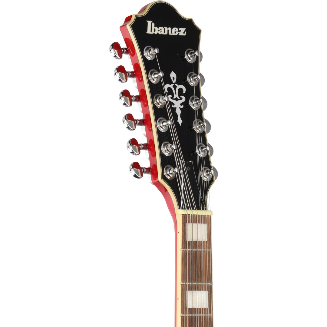 Ibanez Artcore AS7312 Transparent Cherry Red 12-String Electric Guitar