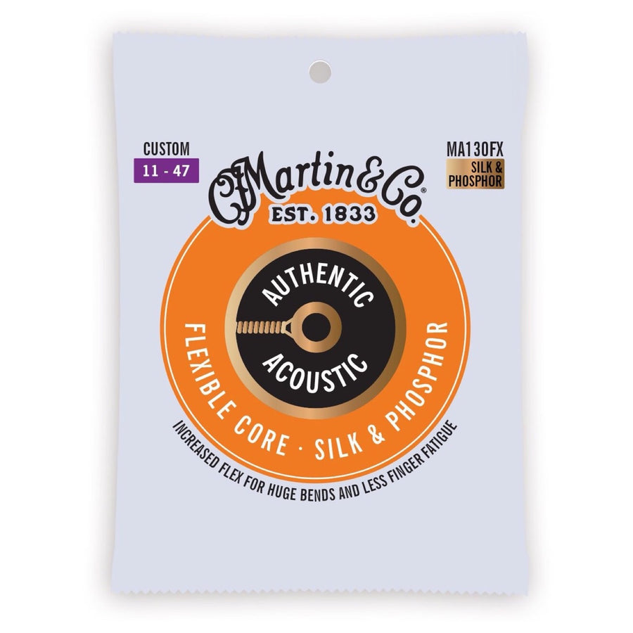 Martin MA130FX Authentic FlexCore Acoustic Guitar Strings