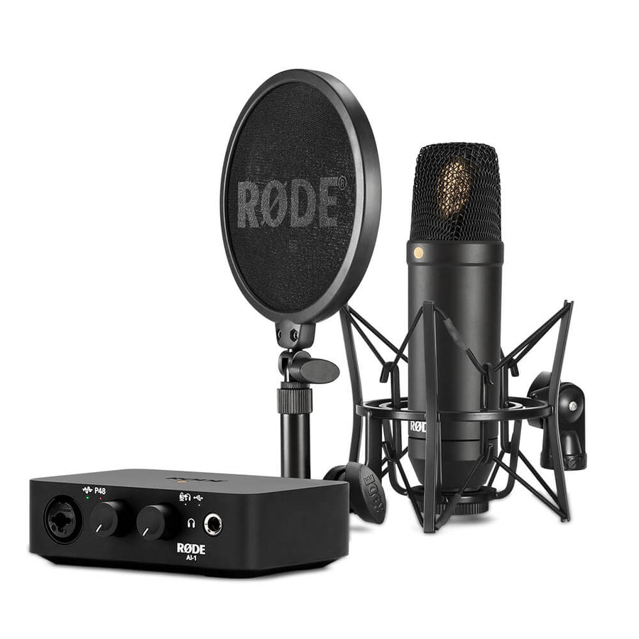 Rode Complete Studio Kit with NT1 Microphone and AI-1 USB Audio Interface