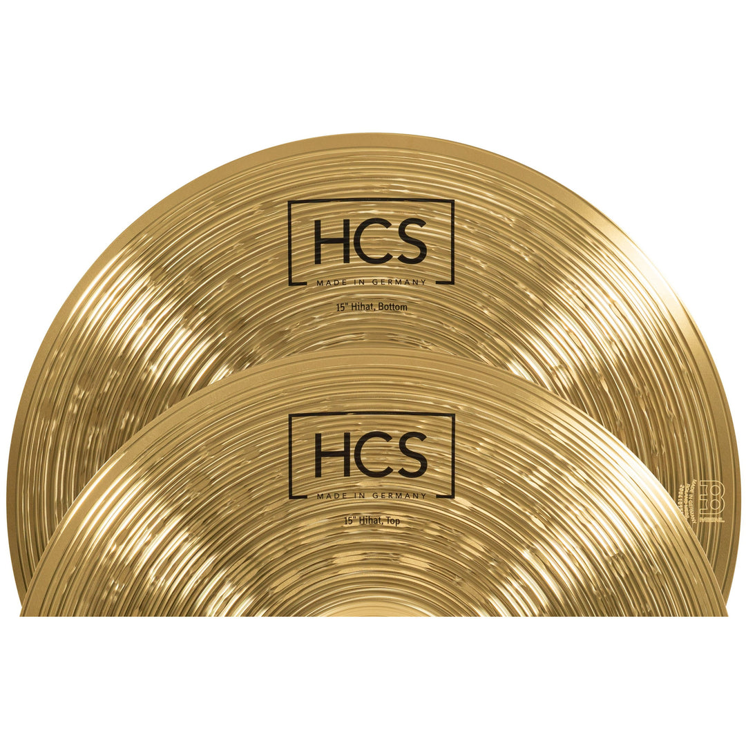 Meinl HCS Hi-Hat Cymbals 15 Inch