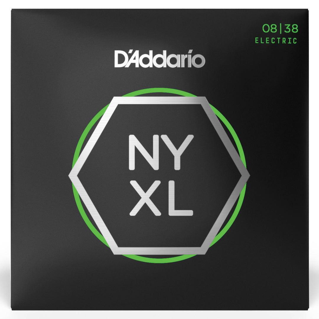 D'Addario NYXL0838 Extra Super Light Nickel Wound Electric Guitar Strings