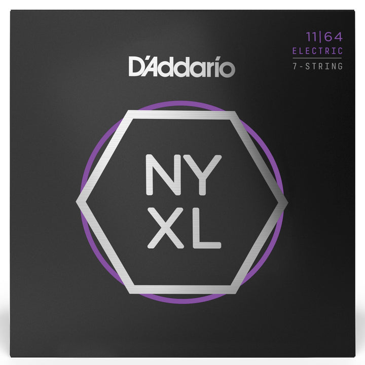 D'Addario NYXL1164 Medium Nickel Wound 7-String Electric Guitar Strings