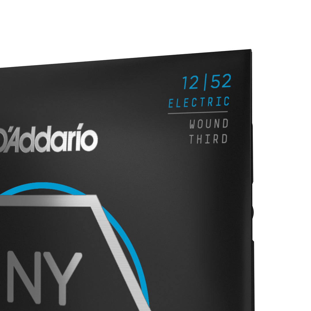 D'Addario NYXL1252W Light Wound Third Nickel Wound Electric Guitar Strings