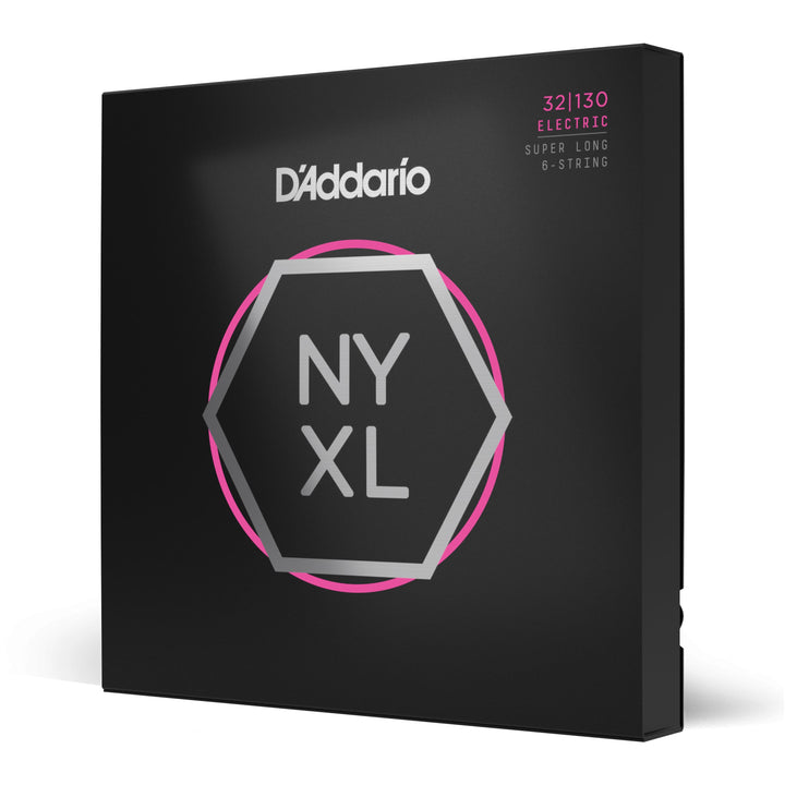 D'Addario NYXL32130 Long Scale Nickel Wound 6-String Electric Bass Strings