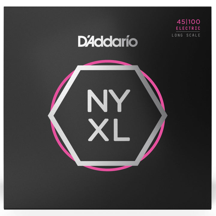 D'Addario NYXL45100 Long Scale Nickel Wound Electric Bass Strings