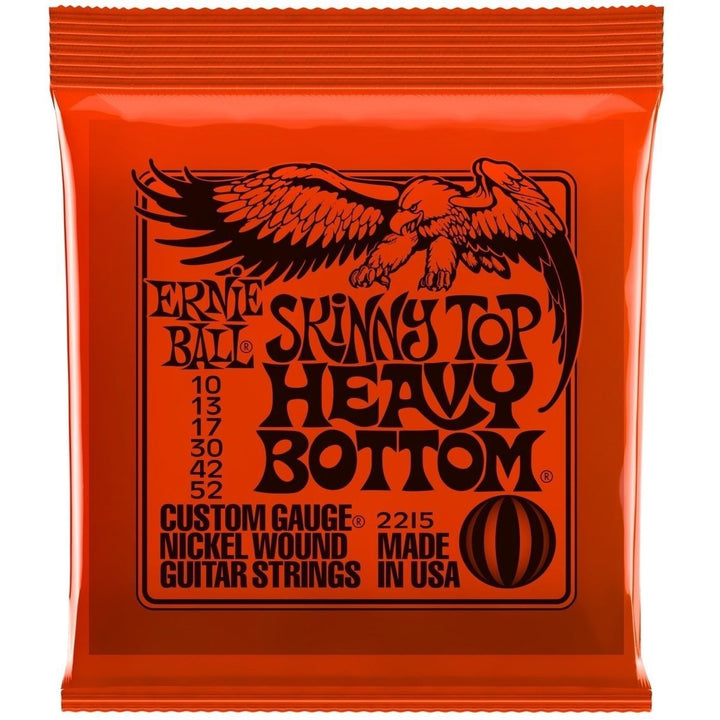 Ernie Ball Skinny Top Heavy Bottom Slinky Nickel Wound Electric Guitar Strings, 2215, 19268