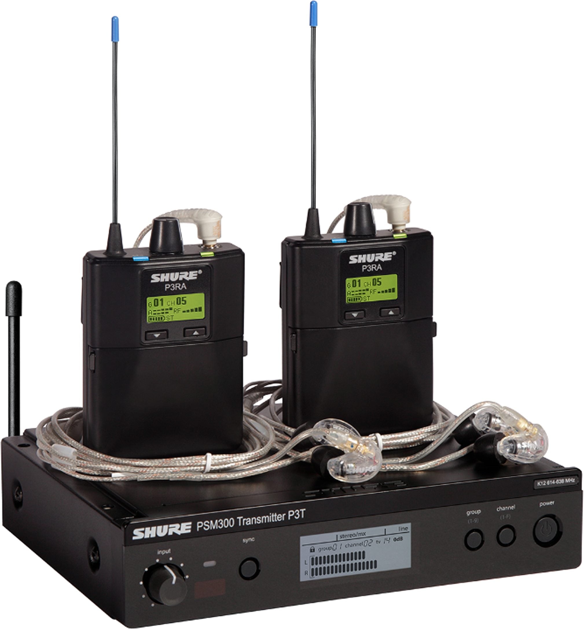 Shure PSM 300 Twin Pack PRO Wireless In Ear Monitor IEM System