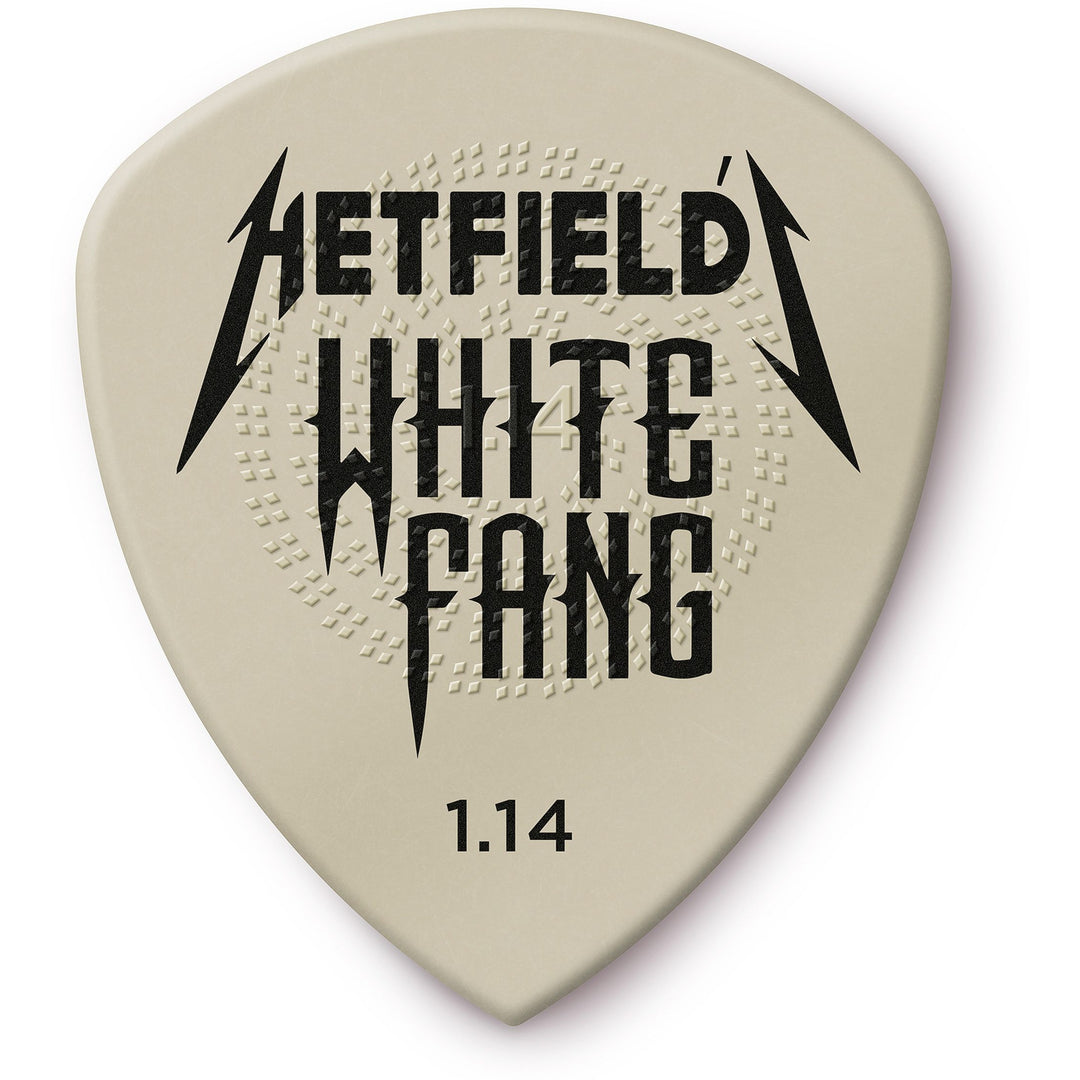 Dunlop PH122 White Fang Custom Flow Guitar Picks, 1.14mm