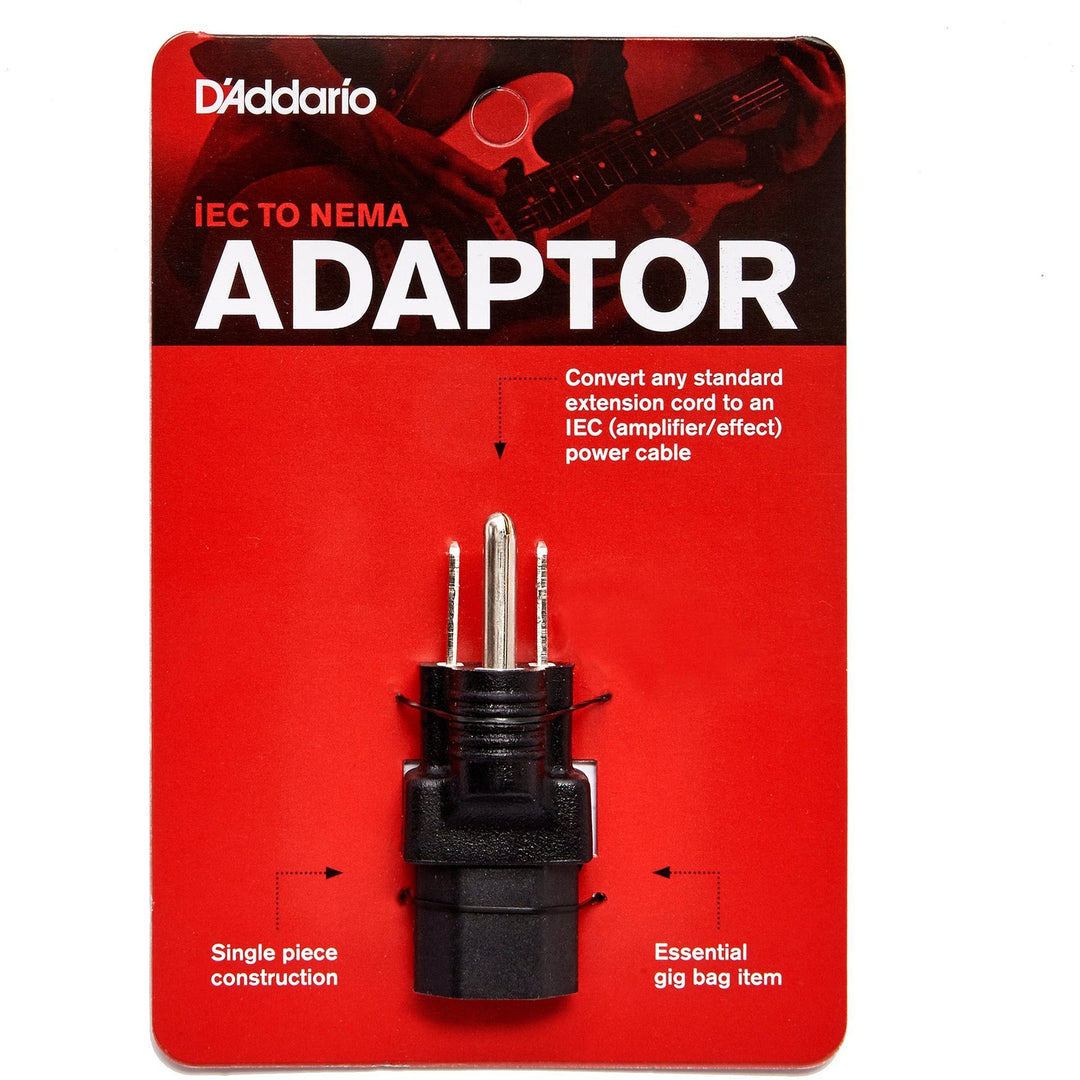 D'Addario PW-IECBA-01 IEC to NEMA Power Adapter