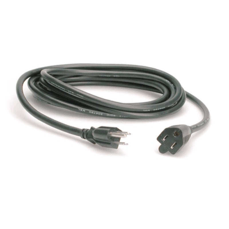 Hosa 14 AWG AC Power Extension Cord, Black, PWX-408, 8 Foot