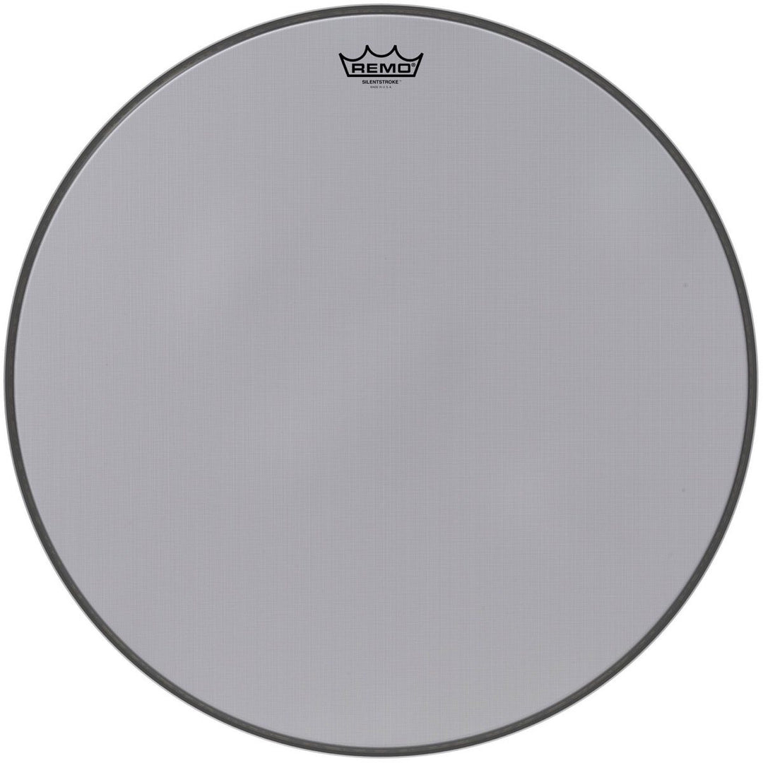 Remo Silentstroke White Mesh Bass Drumhead, 22 Inch