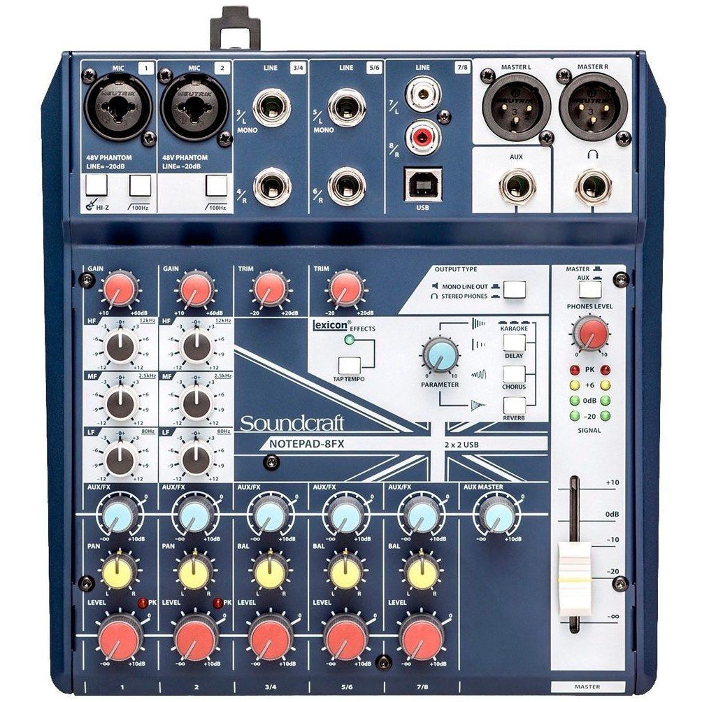 Soundcraft Notepad-8FX USB Mixer